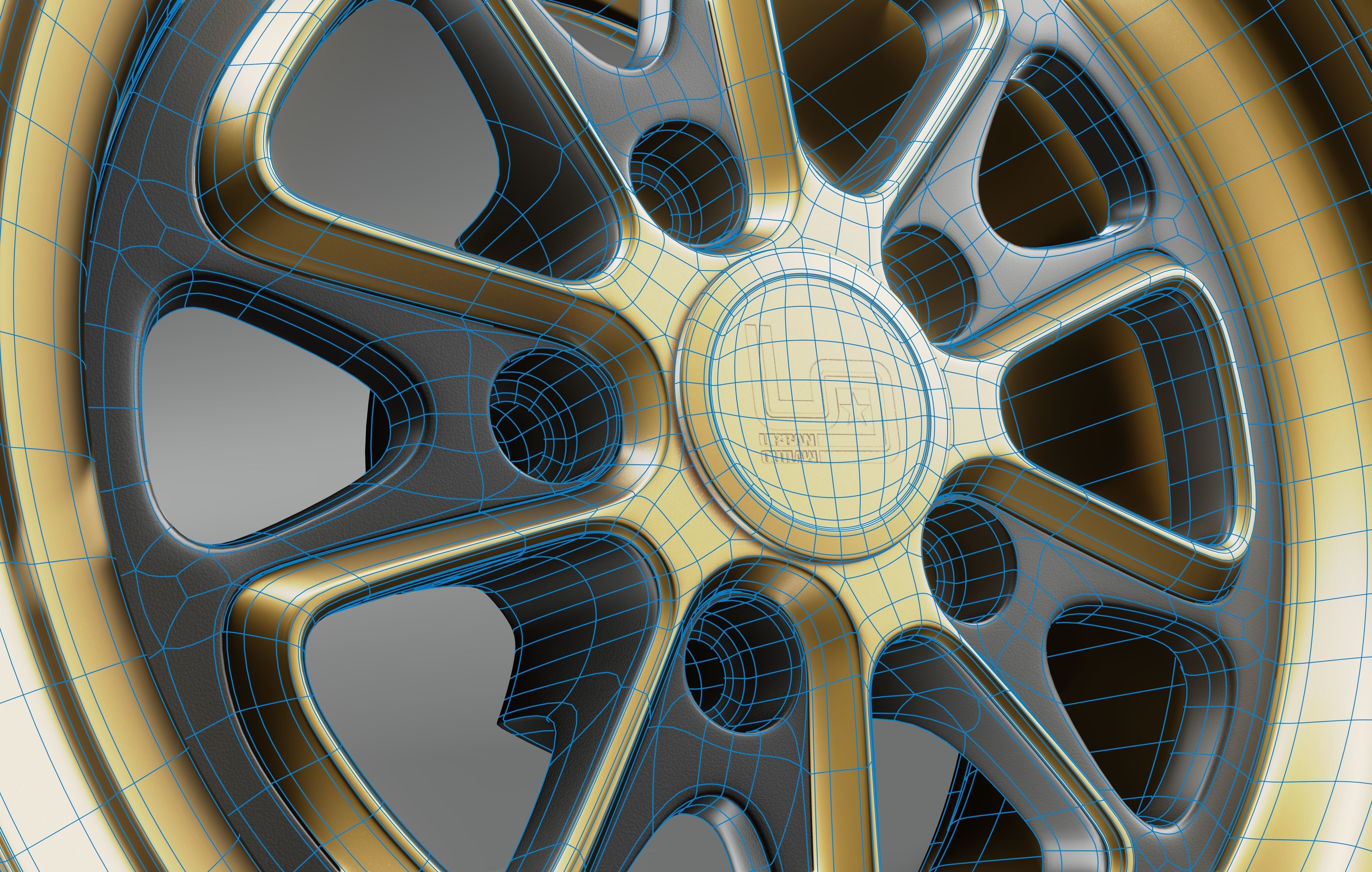 Fifteen52 2pc Outlaw 001 Low-poly 3D model_2