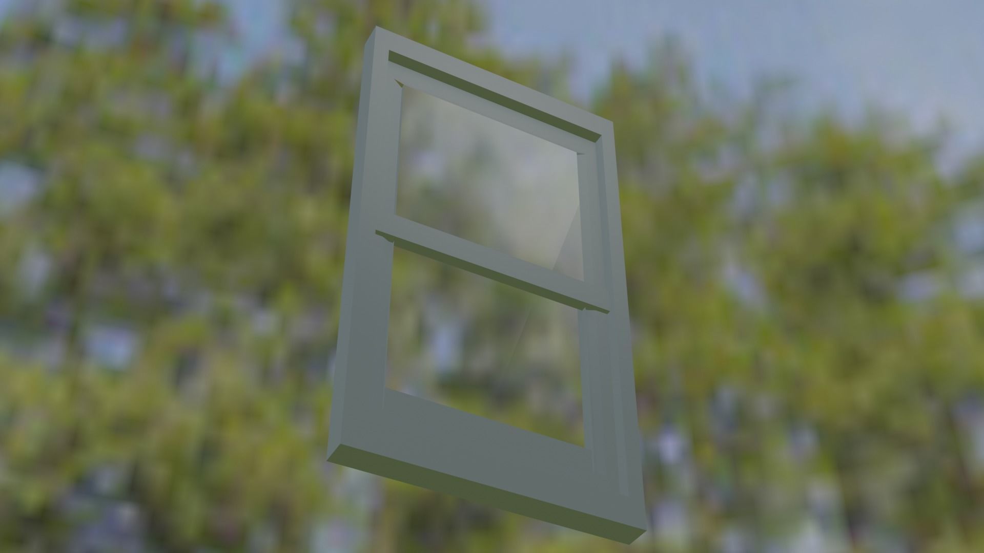 Free animated window Free 3D model_2