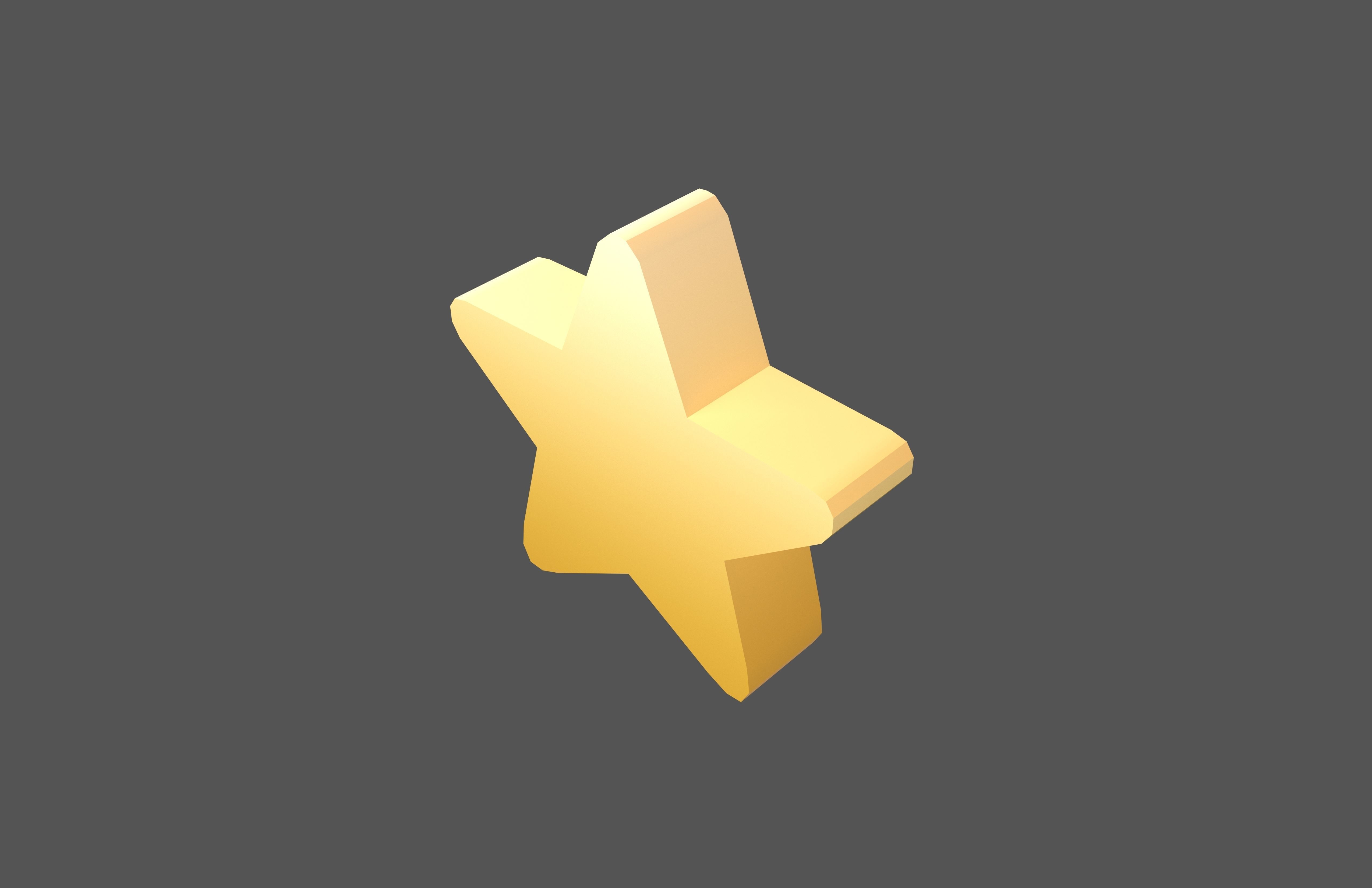 Star Emoji v1 001 Low-poly 3D model_2