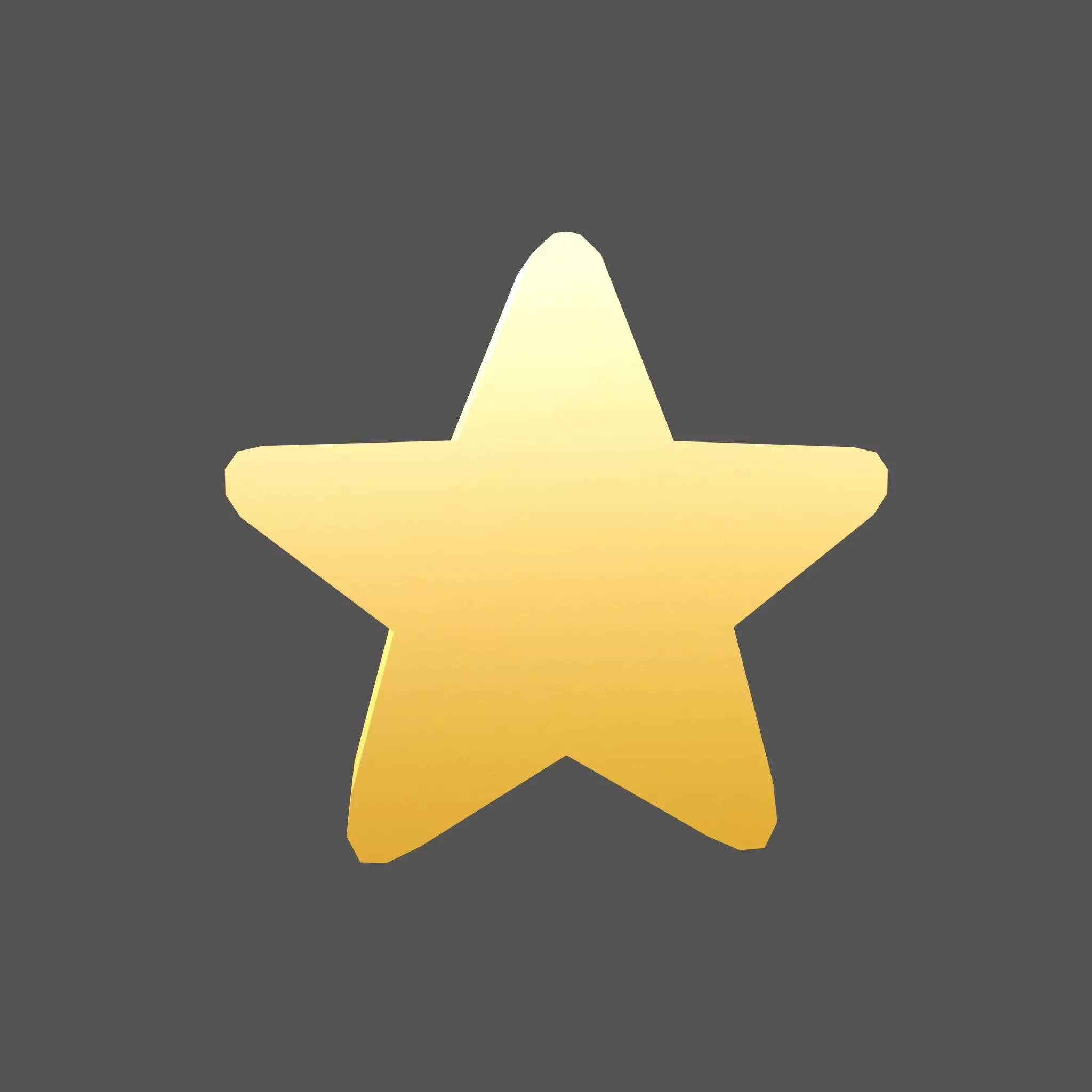 Star Emoji v1 001 Low-poly 3D model_0
