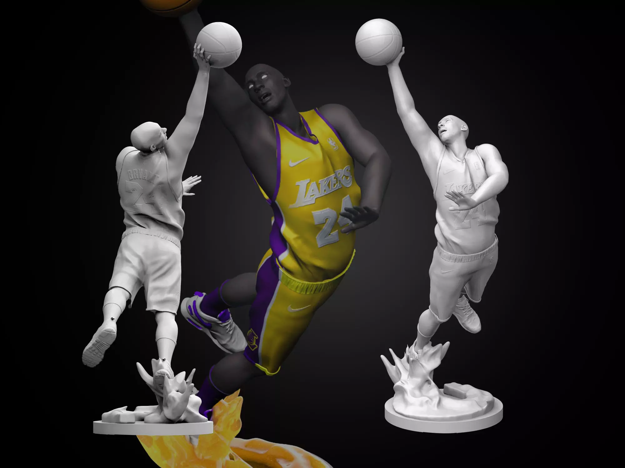 Kobe Bryant 3D Printable 5 3D print model_0
