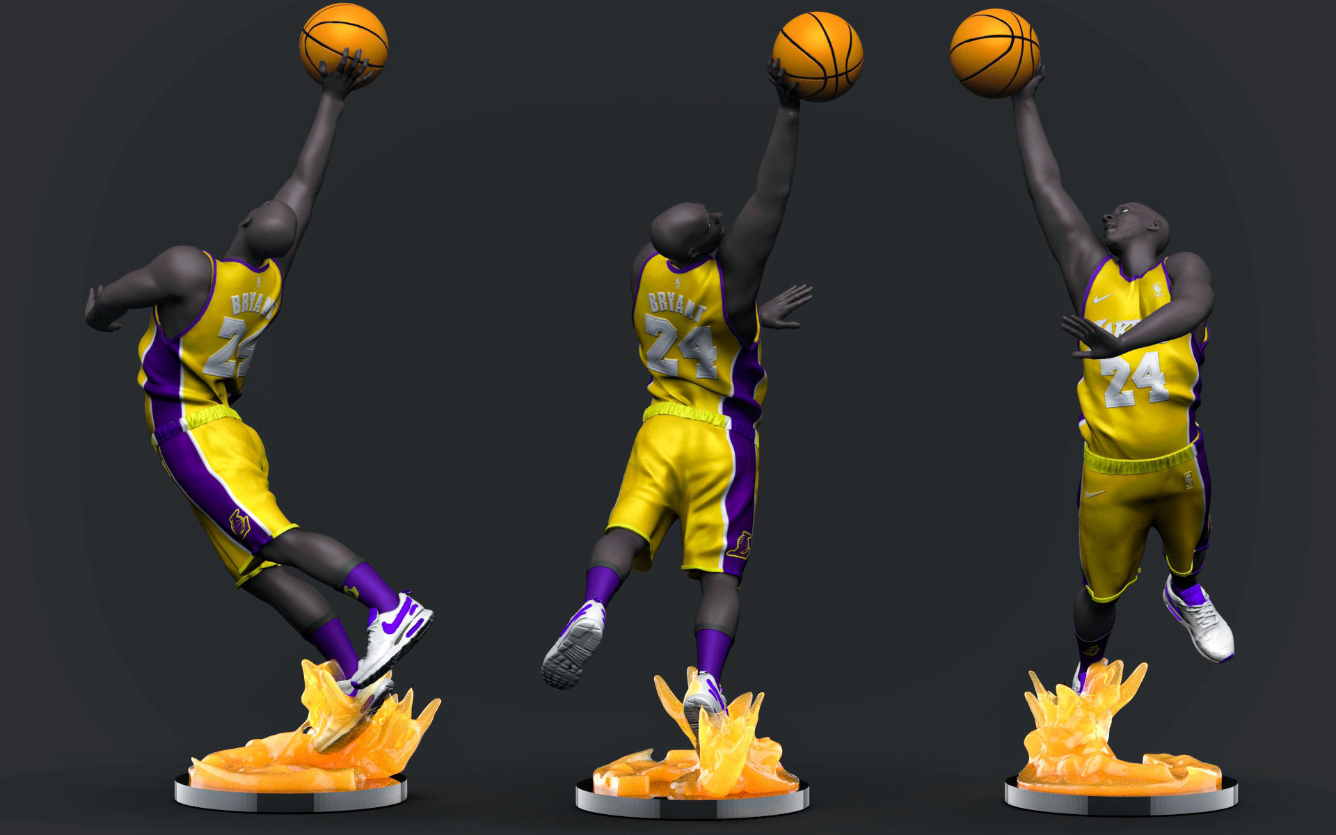 Kobe Bryant 3D Printable 5 3D print model_1