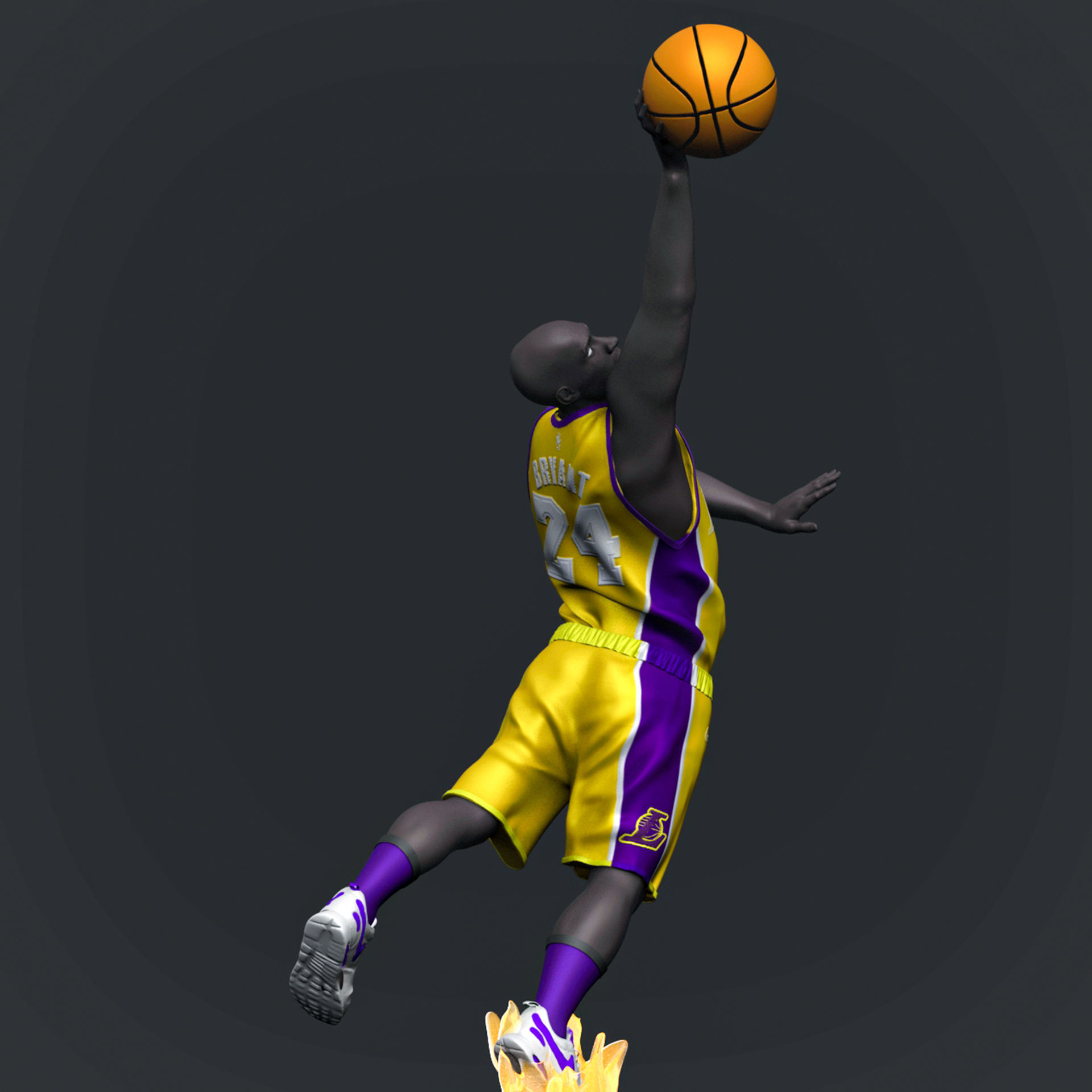 Kobe Bryant 3D Printable 5 3D print model_15