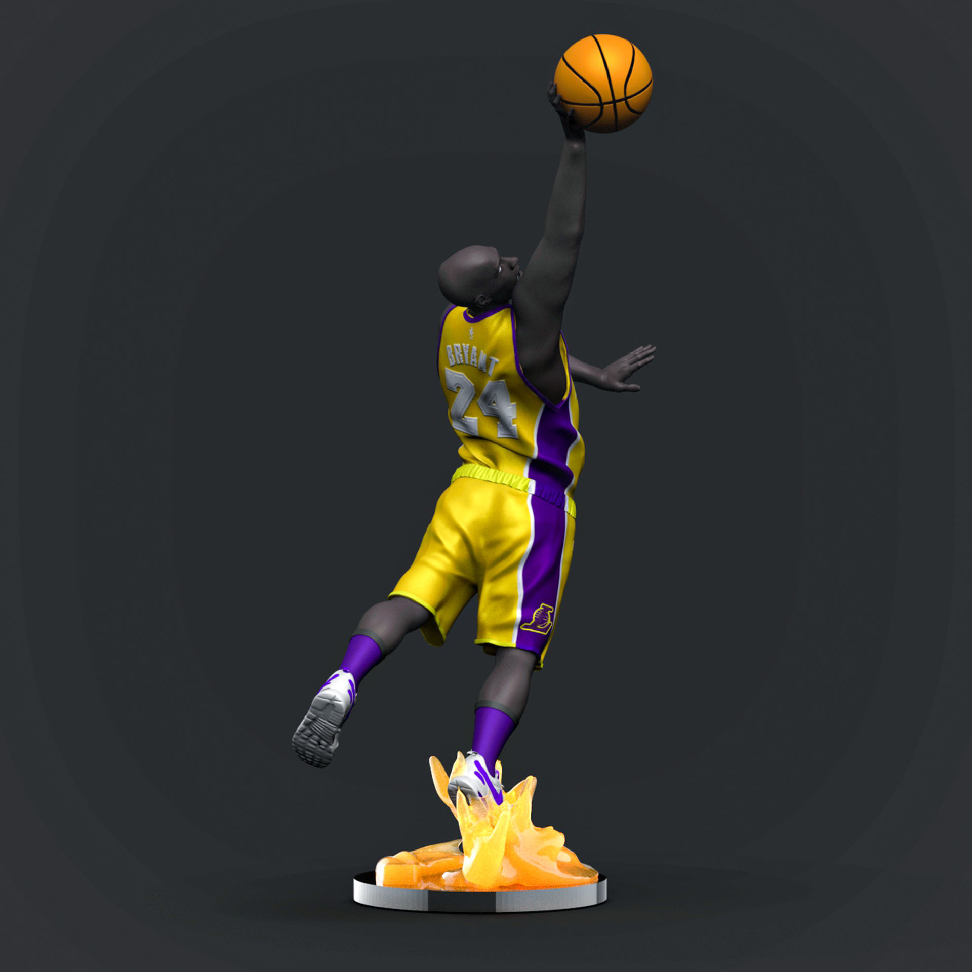 Kobe Bryant 3D Printable 5 3D print model_4
