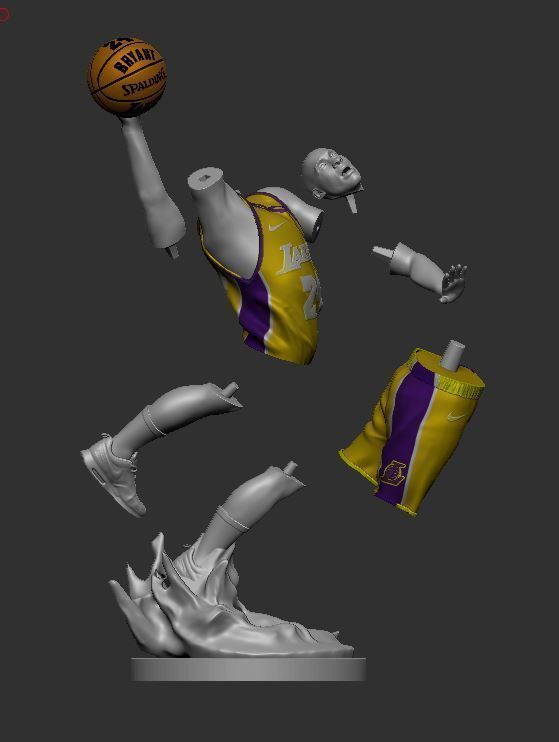 Kobe Bryant 3D Printable 5 3D print model_3