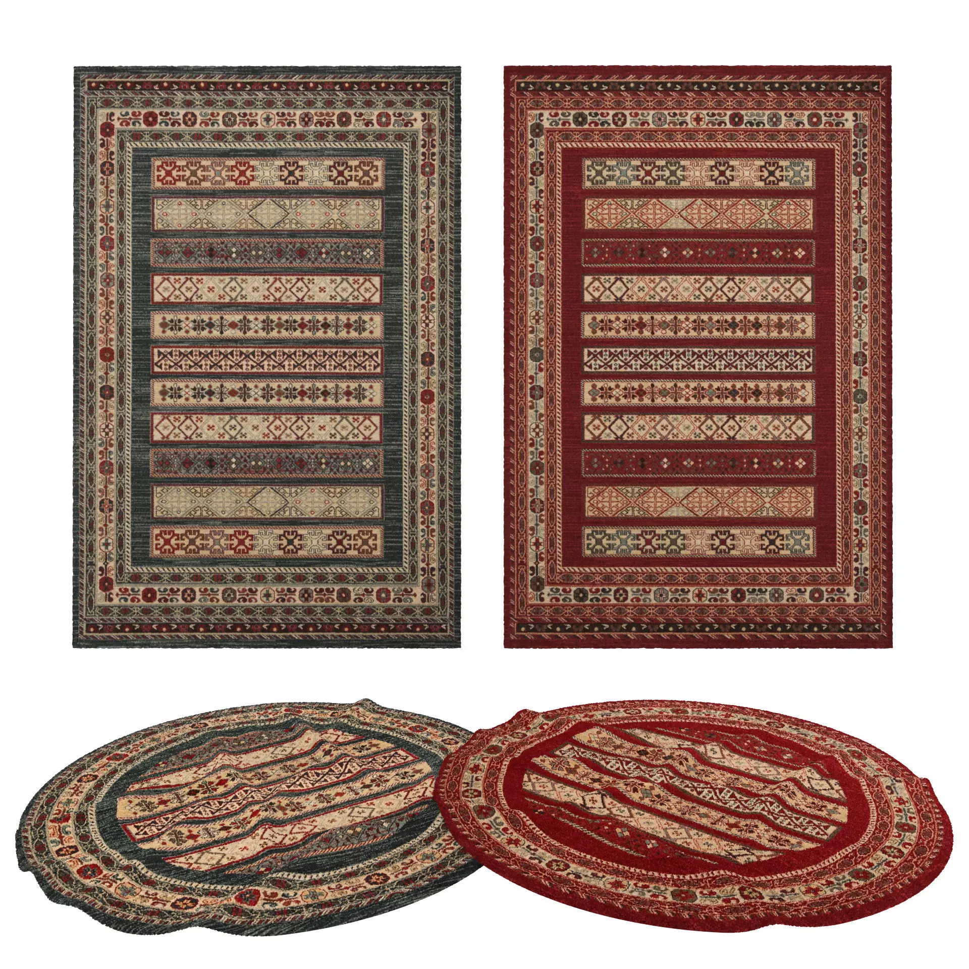Rugs No 405 Low-poly 3D model
