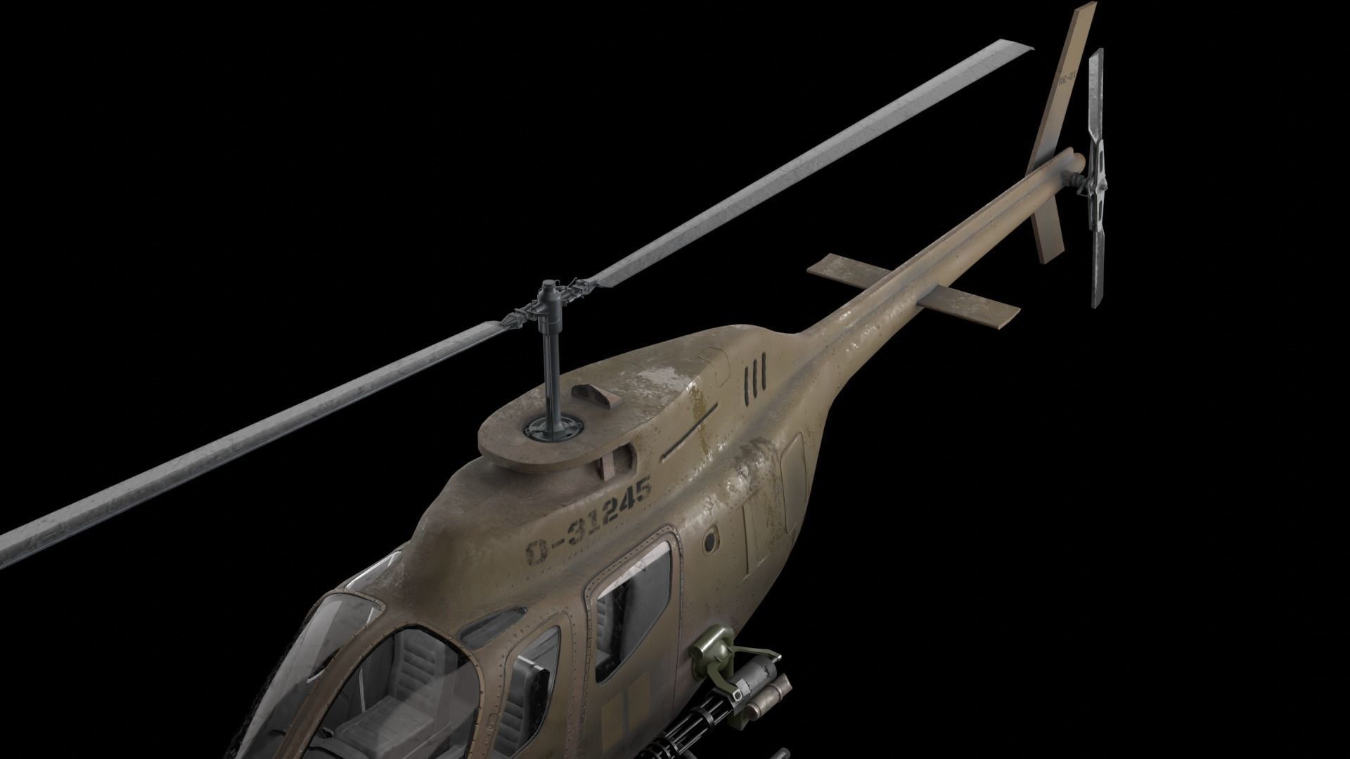 3D model AW119 Koala military helicopter VR / AR / lowpoly CGTrader
