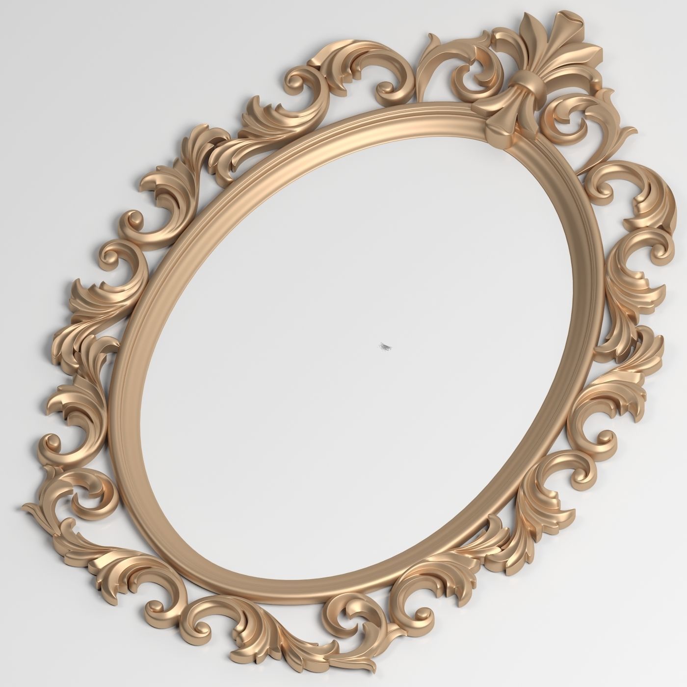 3D Model Mirror Decor element 3D print model_3