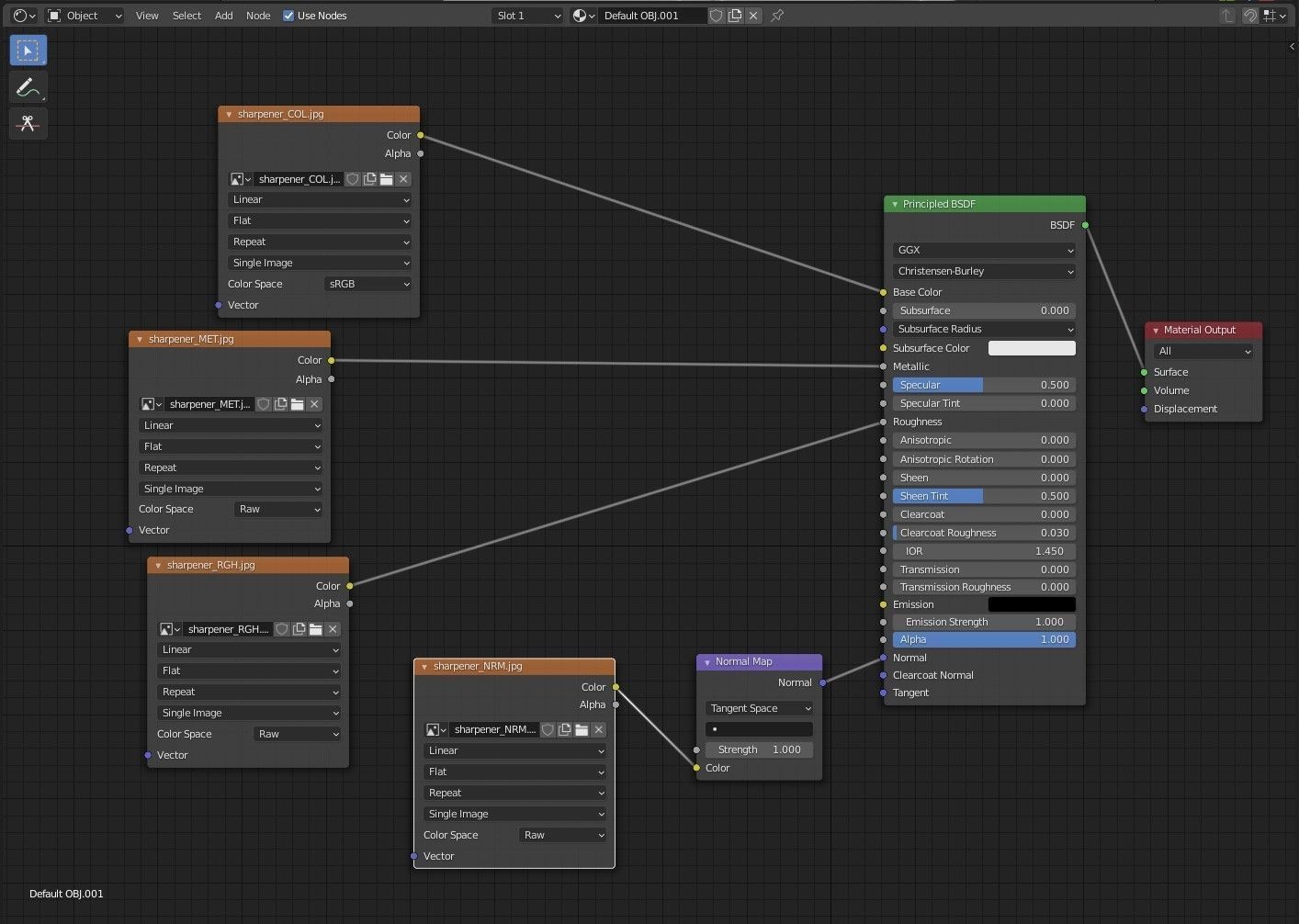 Classic pencil sharpener 3D model_15