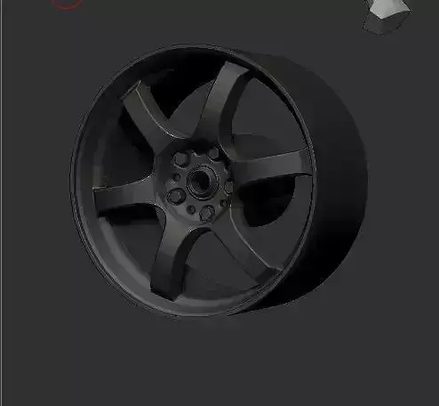 Rays Gram Lights 57D Wheels 3D Print Ready 3D print model Rims