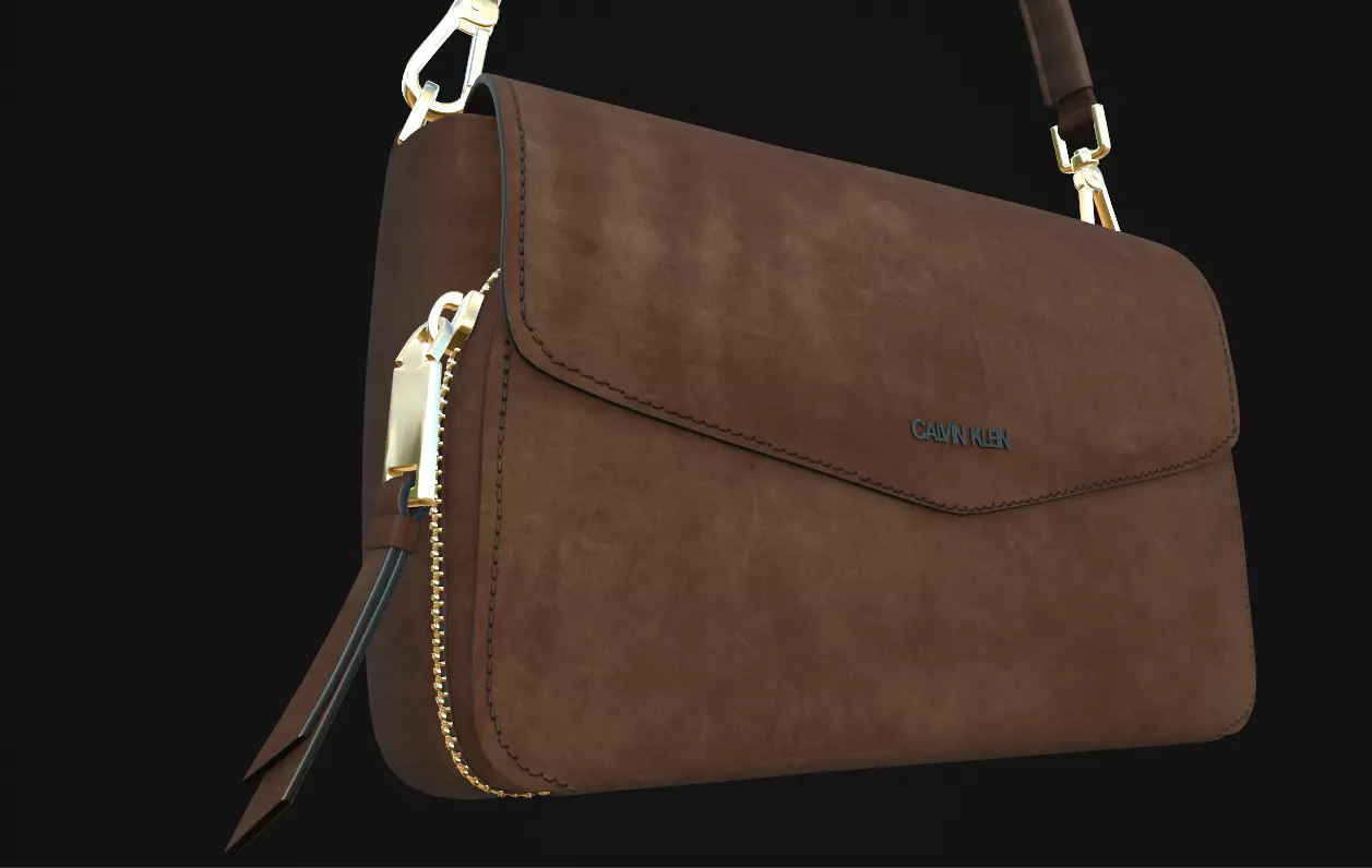Ava Shoulder Bag CALVIN KLEIN BAG Low-poly 3D model