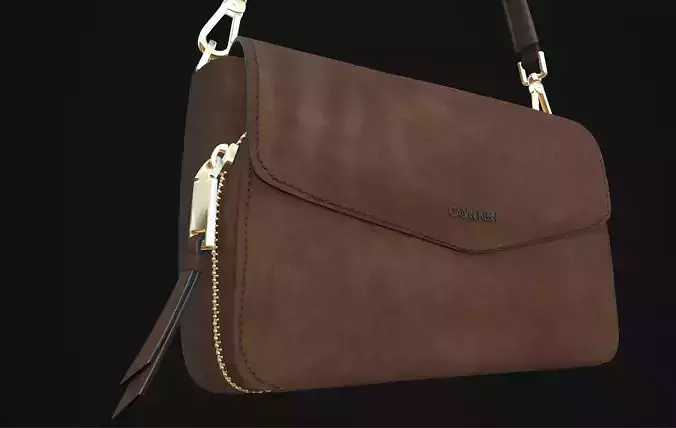 Ava Shoulder Bag CALVIN KLEIN BAG Low-poly 3D model