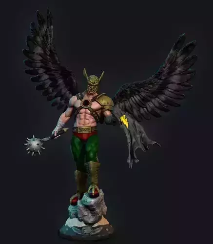 Evil shadow statue 3d model for 3d printing