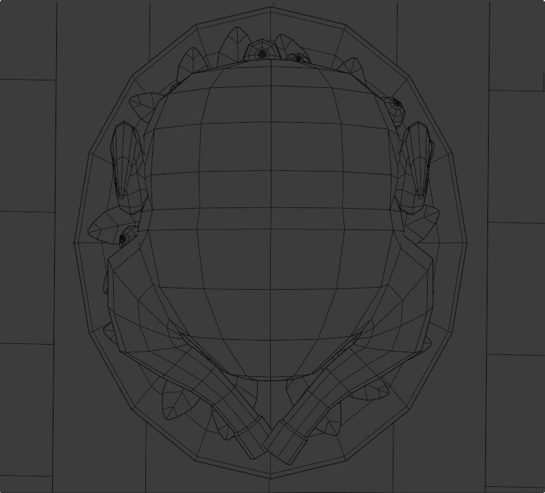 Christmas dinner Low-poly 3D model_10