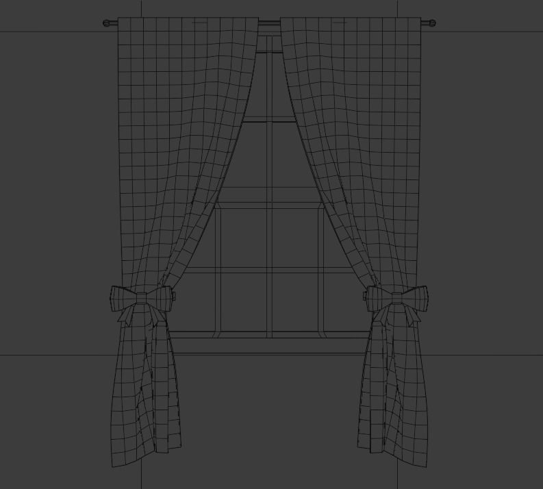 Christmas dinner Low-poly 3D model_26