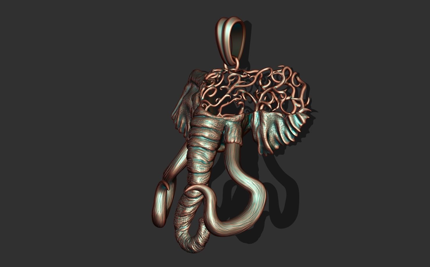 ELEPHANT HEAD 3D print model_1