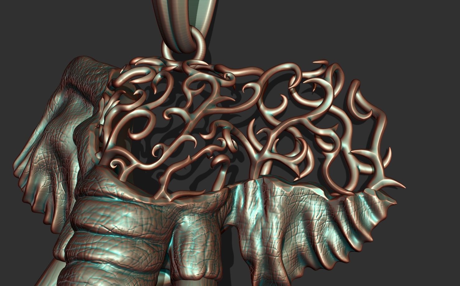 ELEPHANT HEAD 3D print model_5