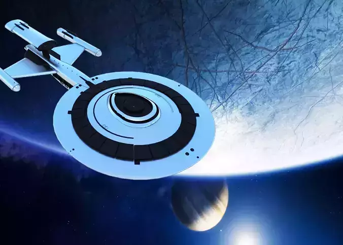 SciFi Spaceship StarTrek Inspired