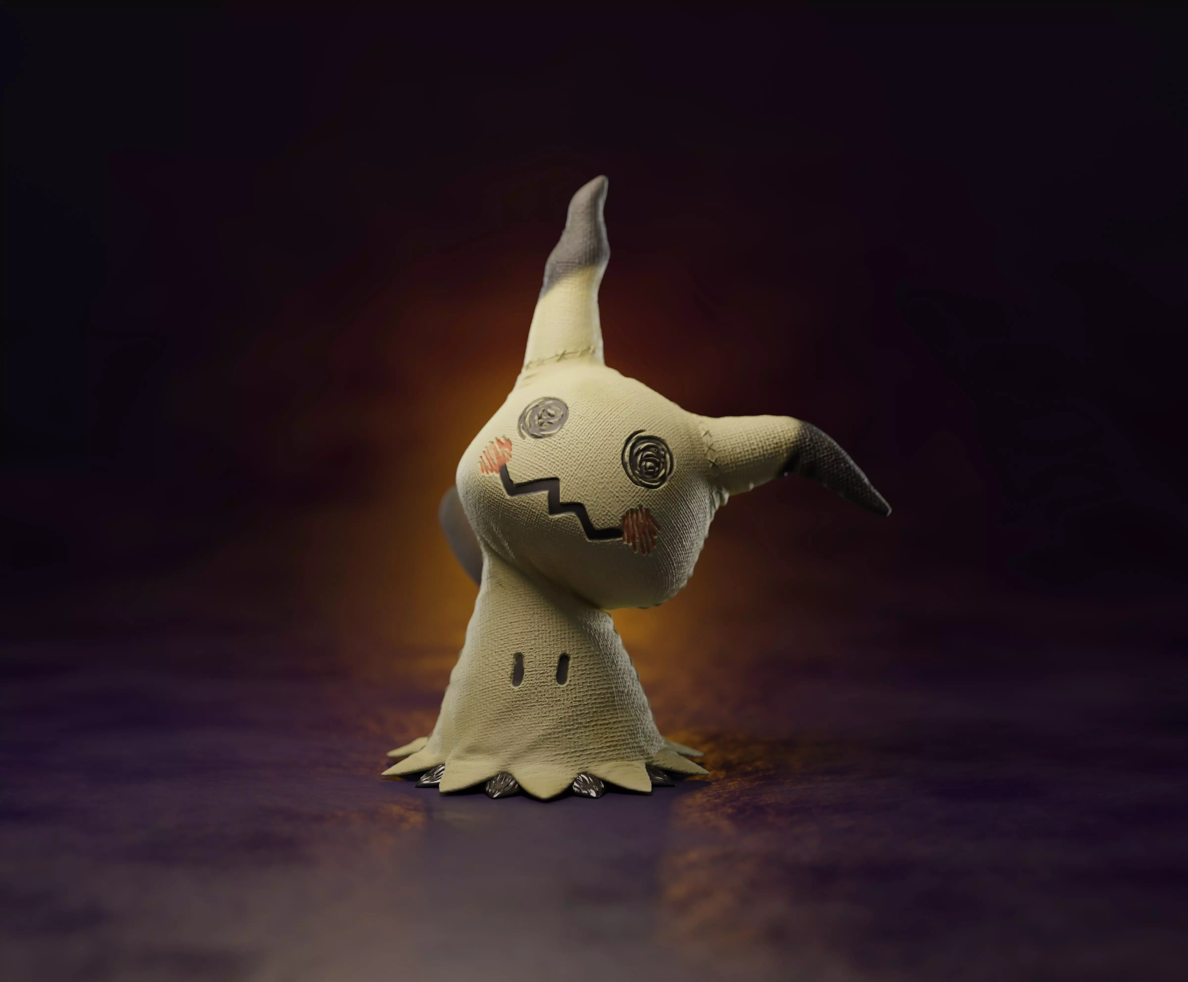 MIMIKYU - high detail 3D printable Pokemon 3D print model_0