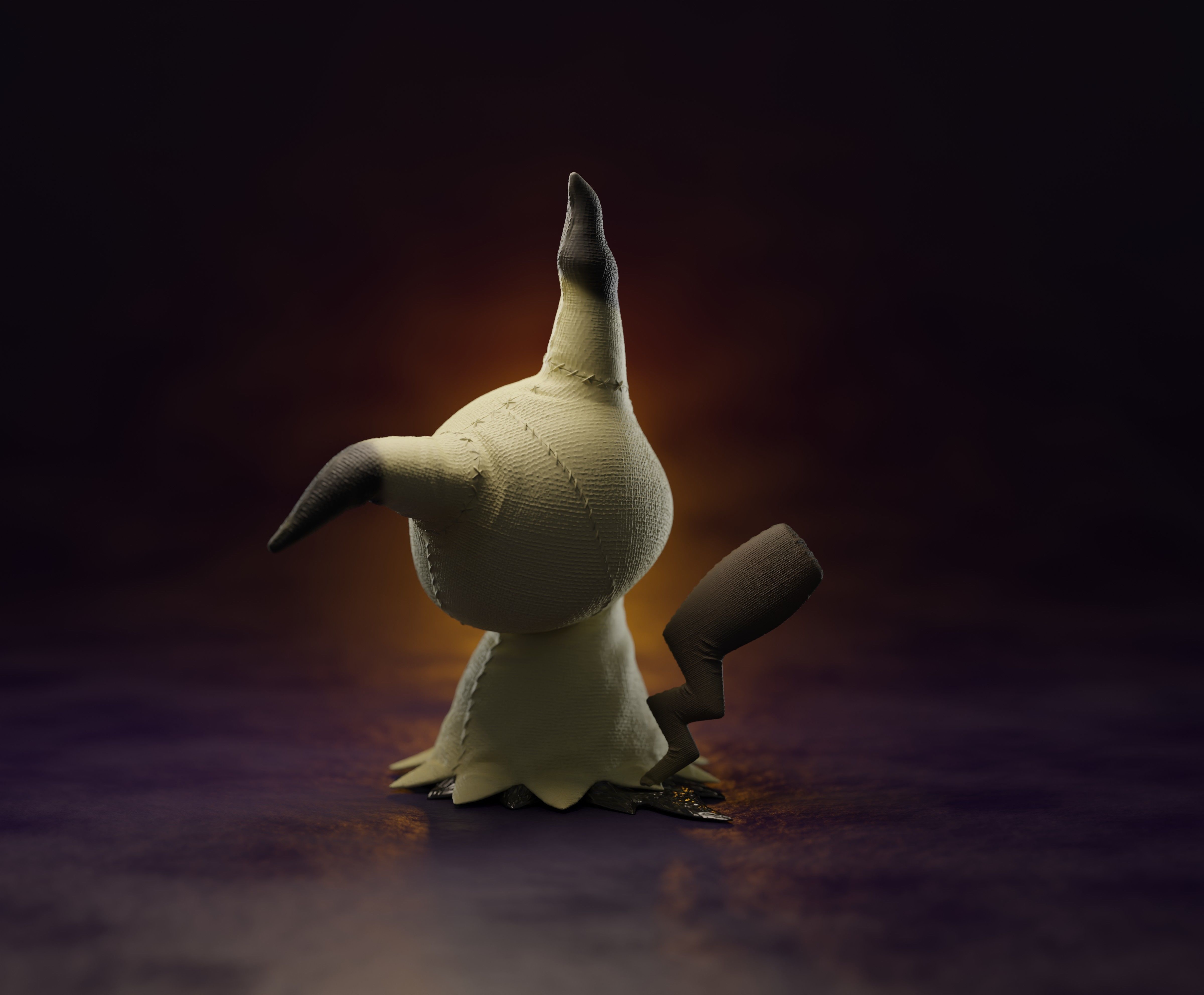 MIMIKYU - high detail 3D printable Pokemon 3D print model_9