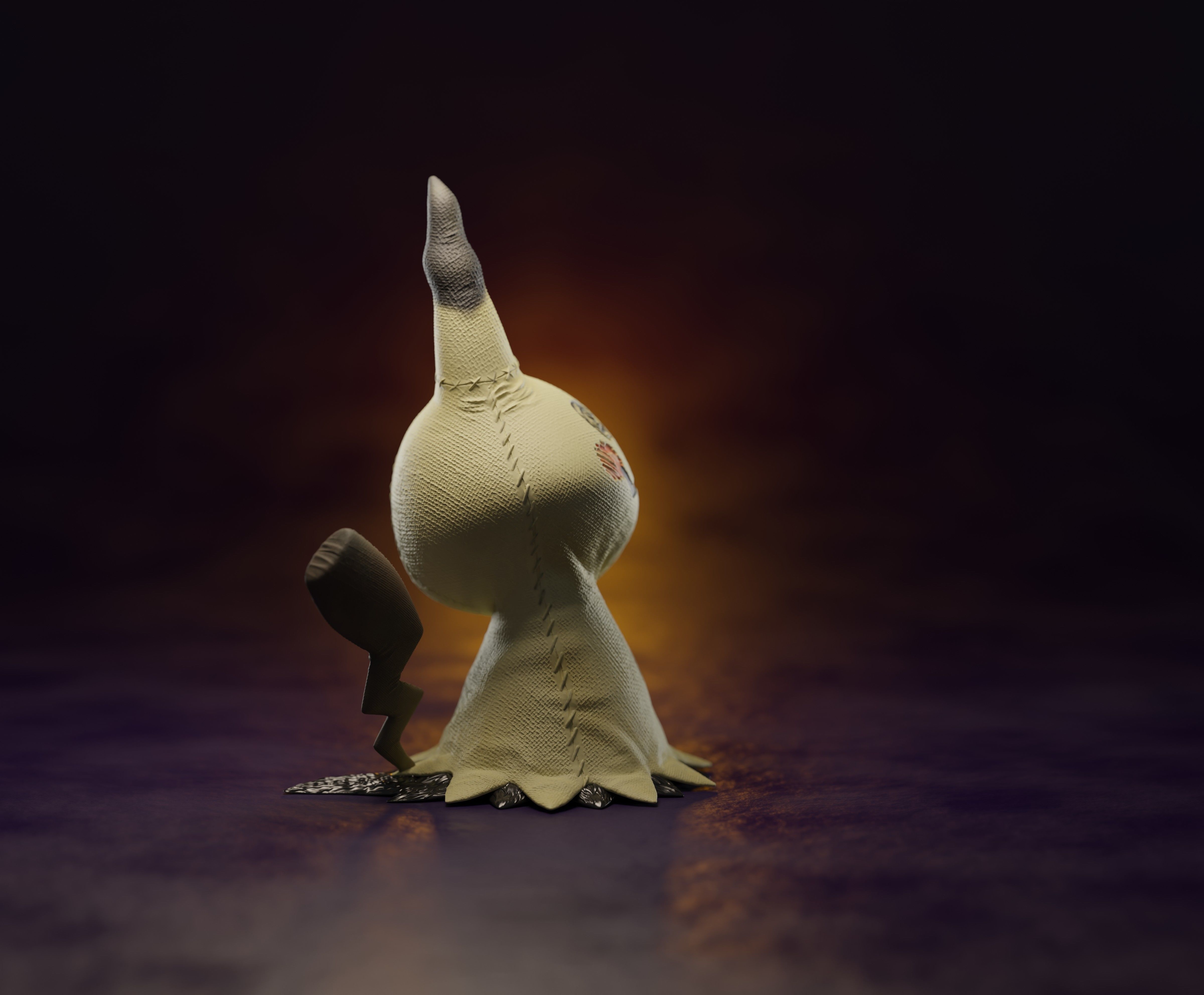 MIMIKYU - high detail 3D printable Pokemon 3D print model_11