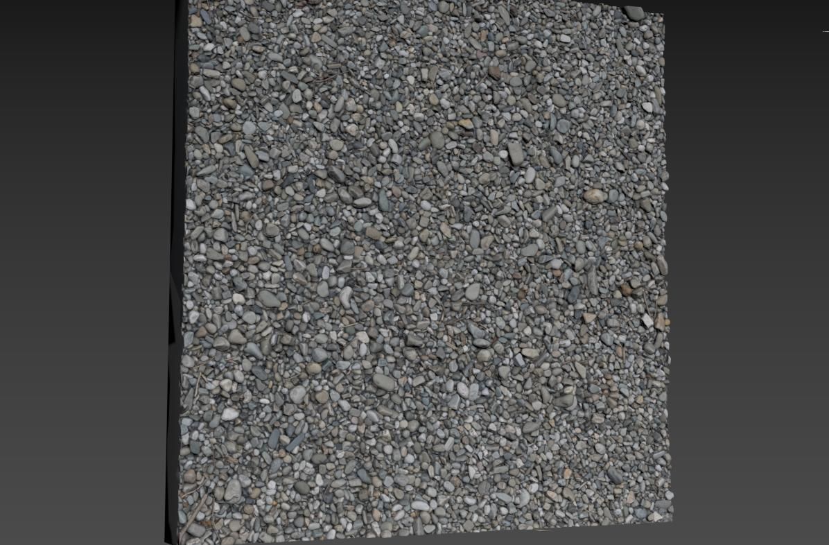 Pebbles ground HQ 3D model_10