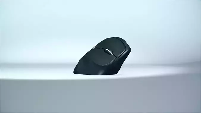 Vertical mouse 3D model