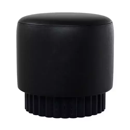 LOTO Pouf in Leather by Peca