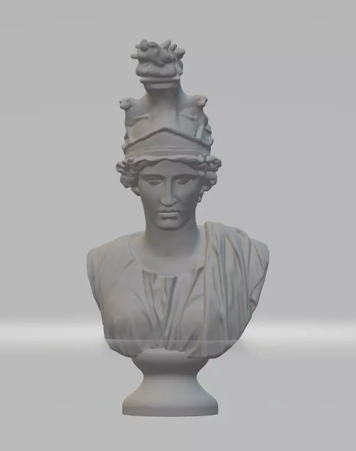greek bust 3D print model