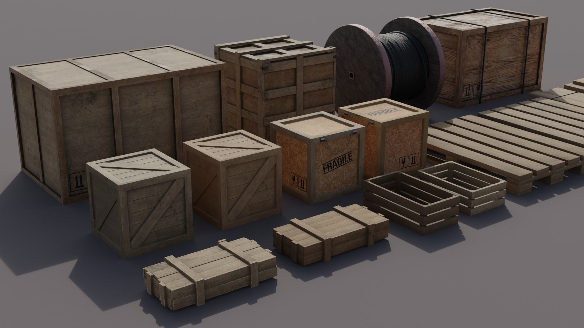Industrial Assets 3D model CGTrader
