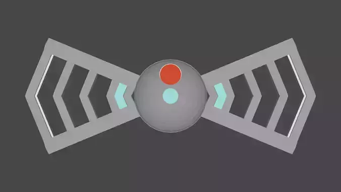 Mini Drones Free low-poly 3D model