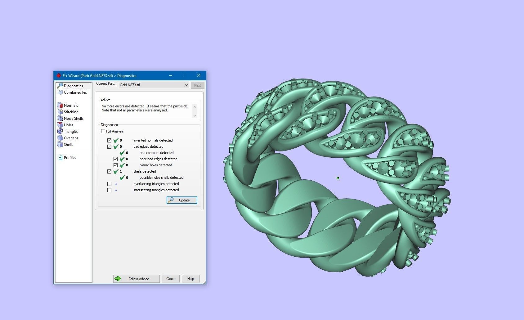 Gold N873 3D print model_3