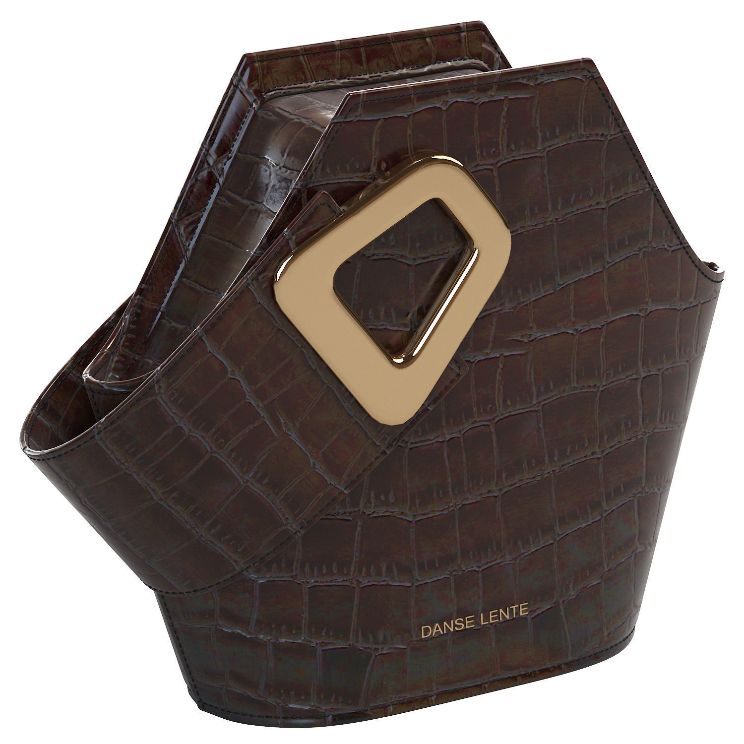 Danse Lente Johnny Extra Small Embossed Leather Bag 3D model_2