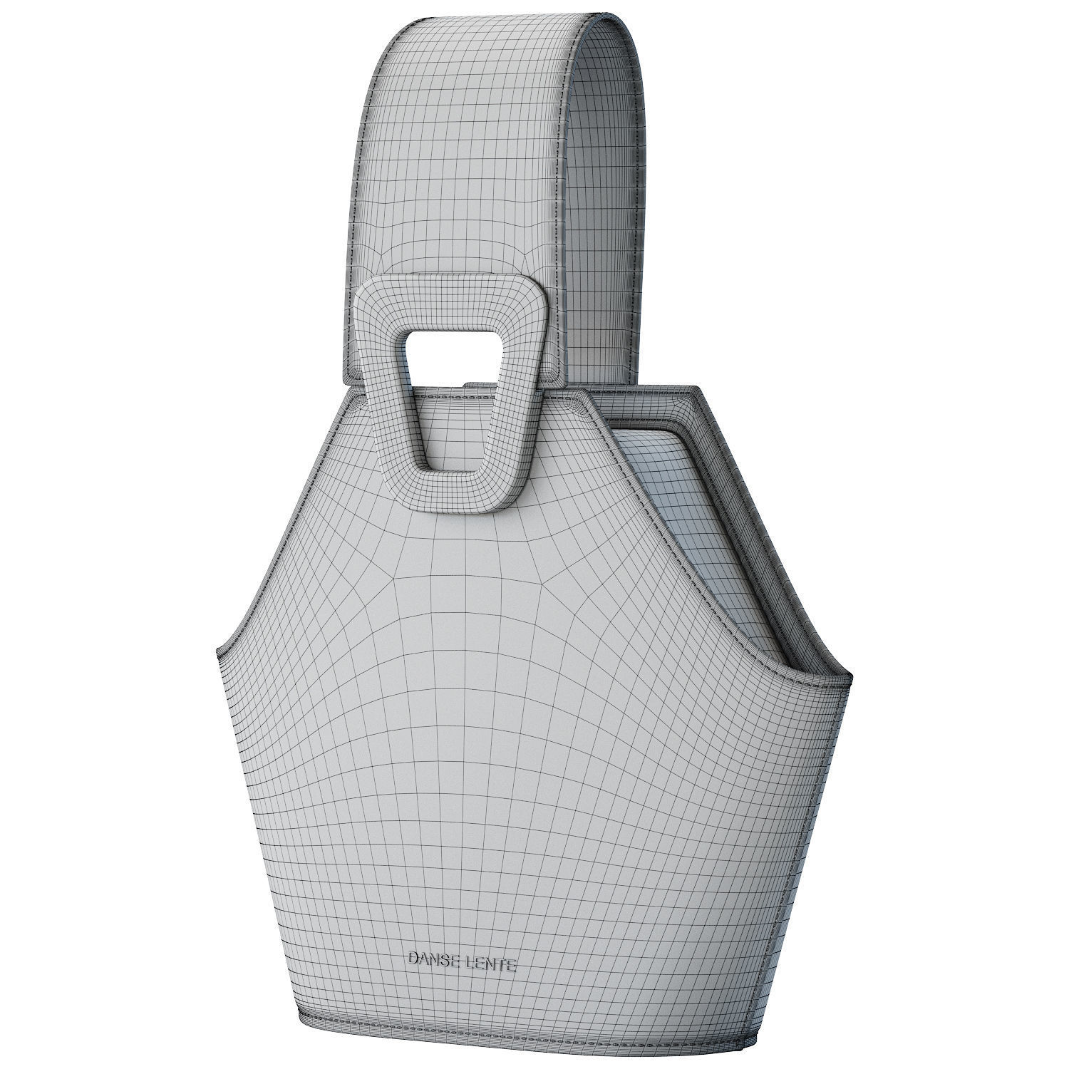 Danse Lente Johnny Extra Small Embossed Leather Bag 3D model_10