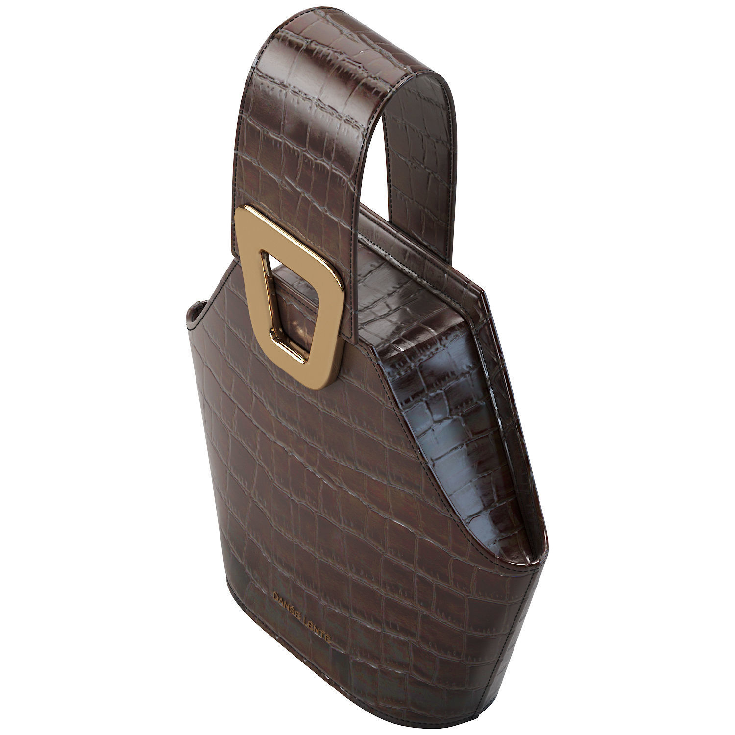 Danse Lente Johnny Extra Small Embossed Leather Bag 3D model_9