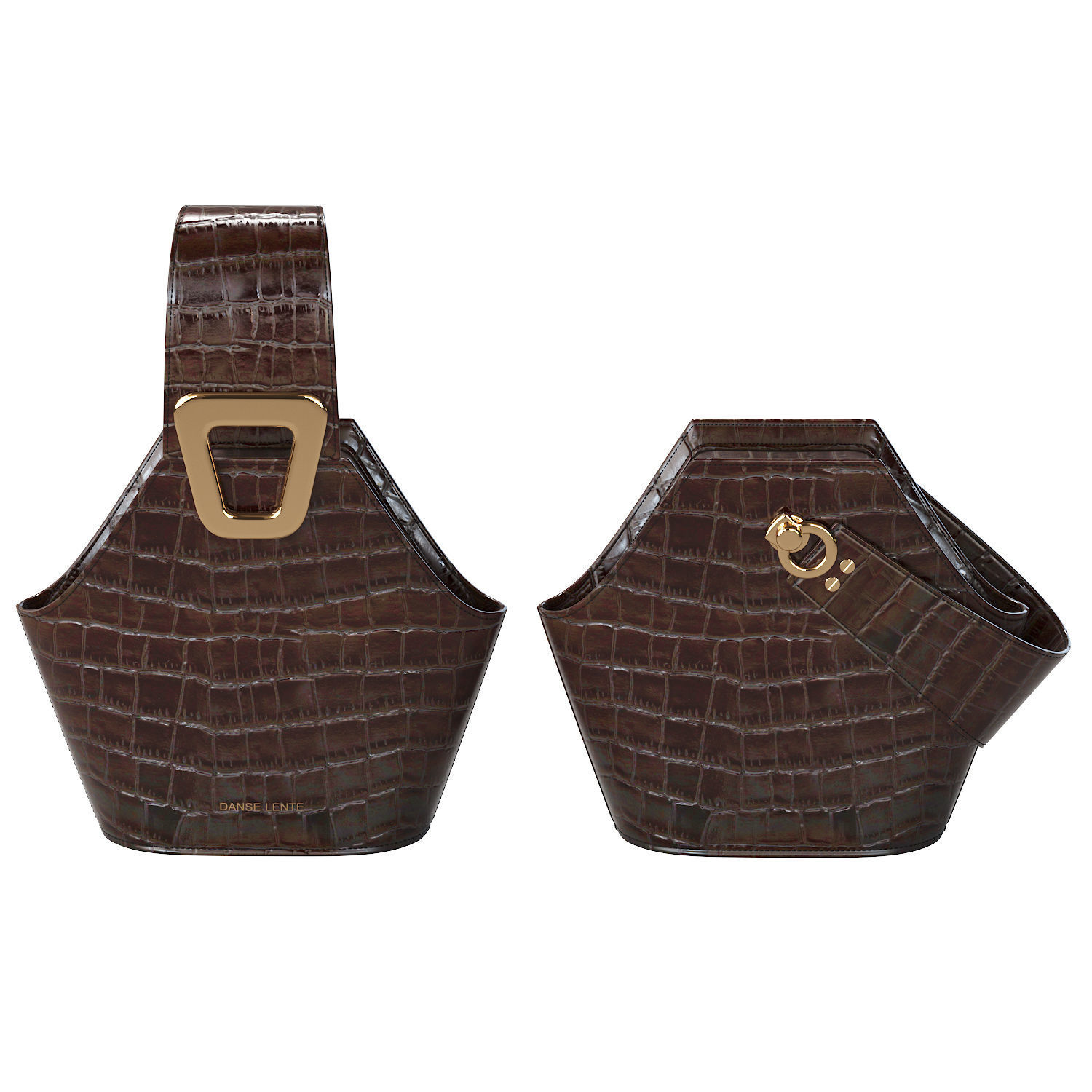 Danse Lente Johnny Extra Small Embossed Leather Bag 3D model_6