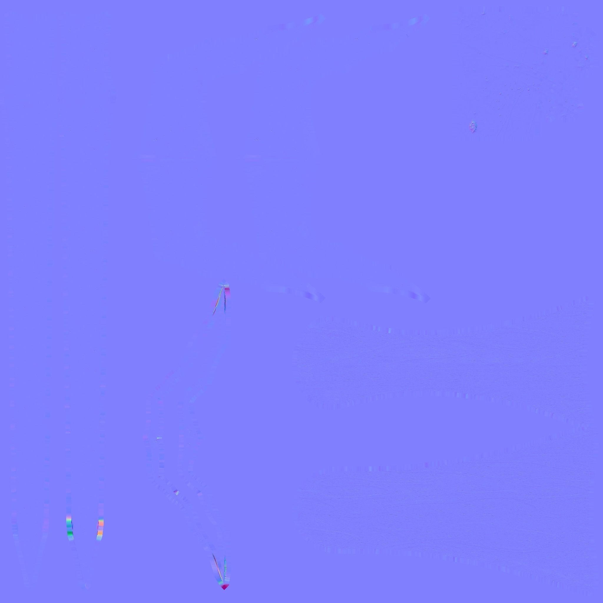 Sai Knife Low-poly 3D model_2