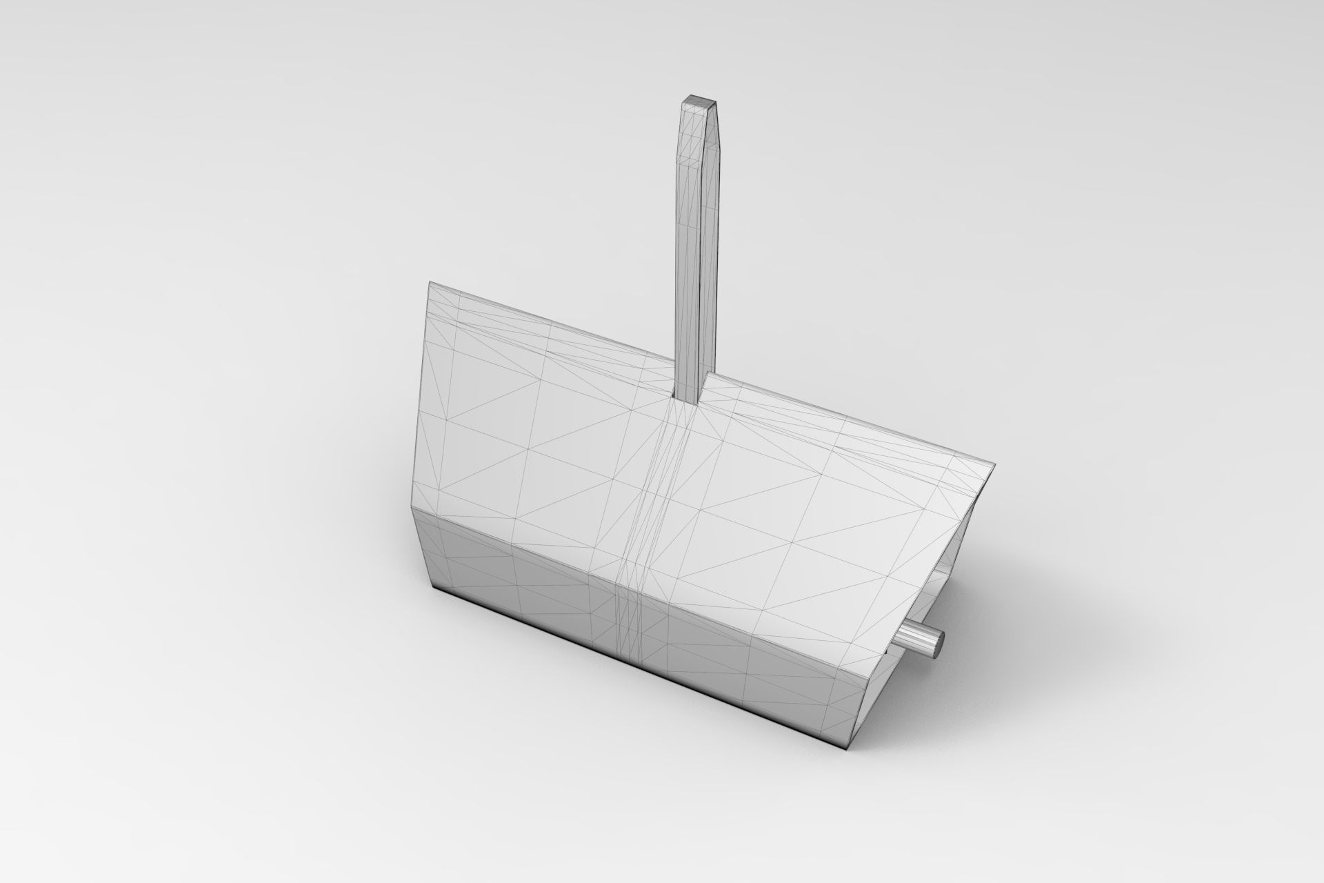 Birdhouse house hanging Low-poly 3D model_6