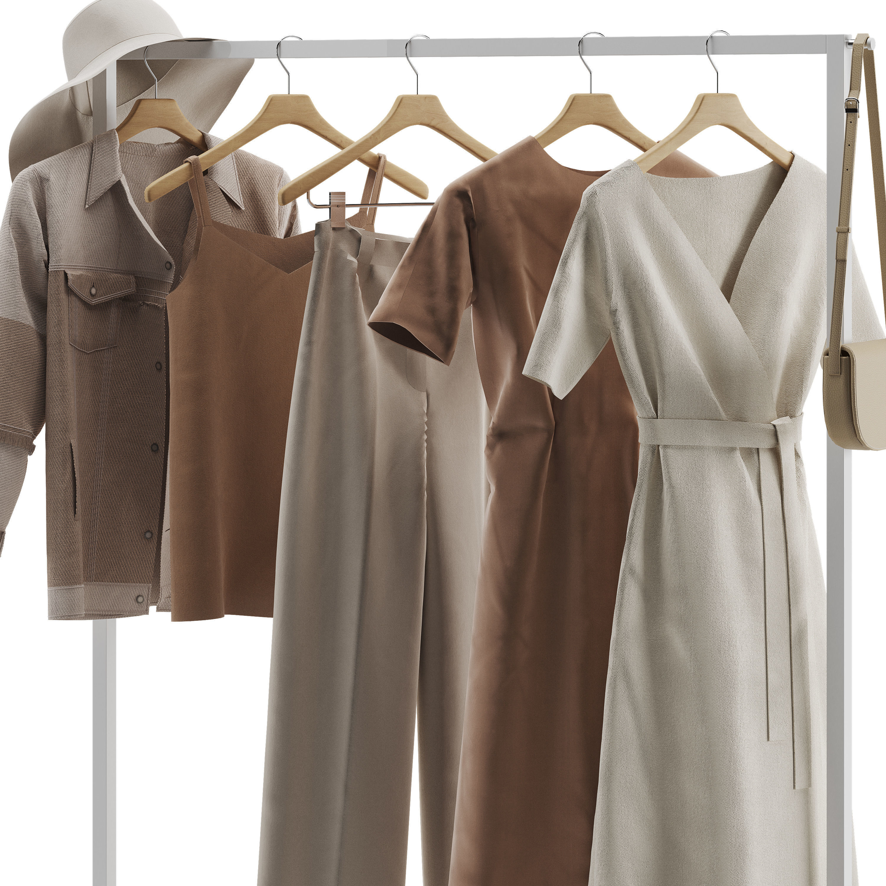 Clothes Set 04 3D model_2