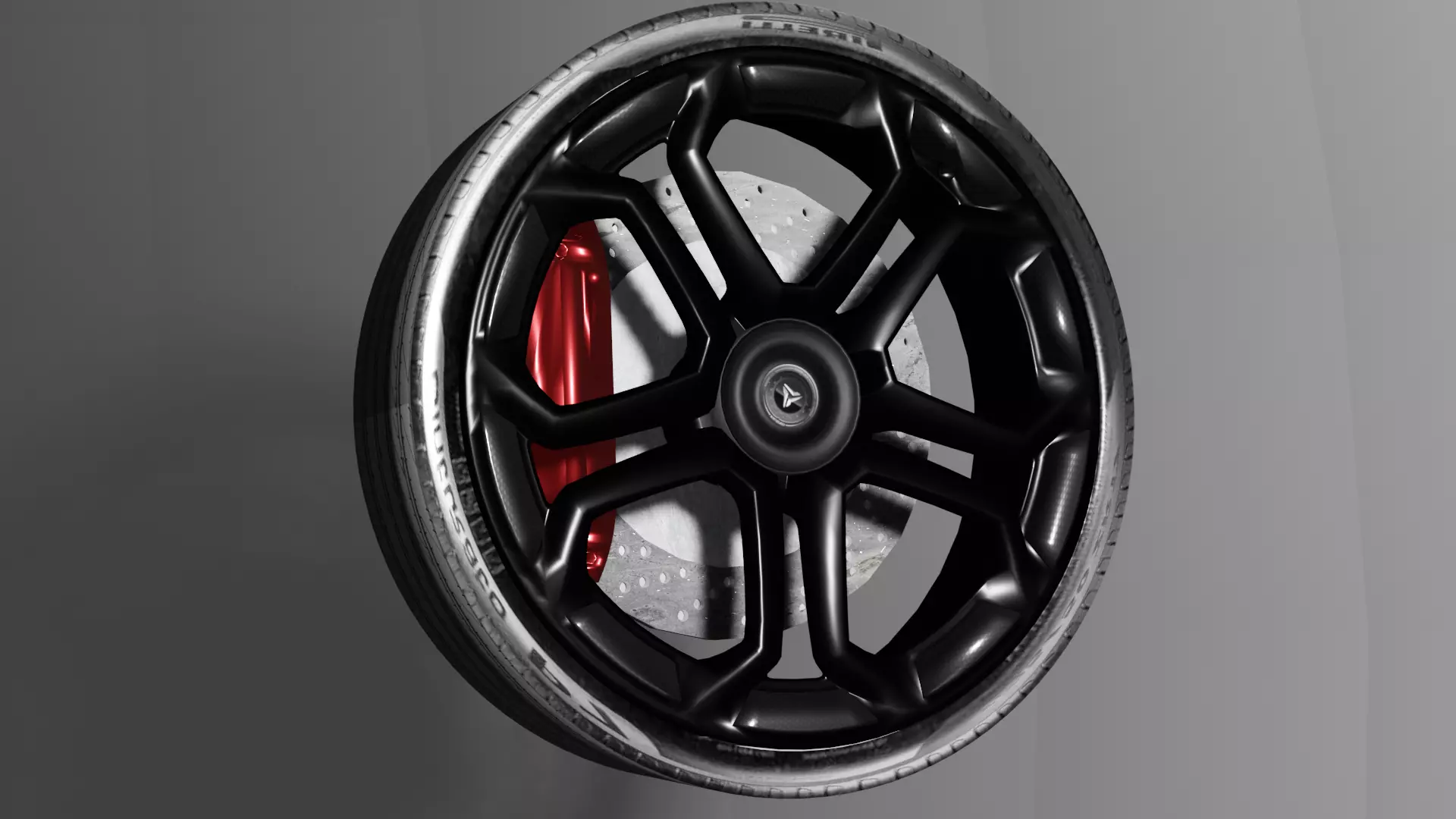 car sport wheels Free low-poly 3D model