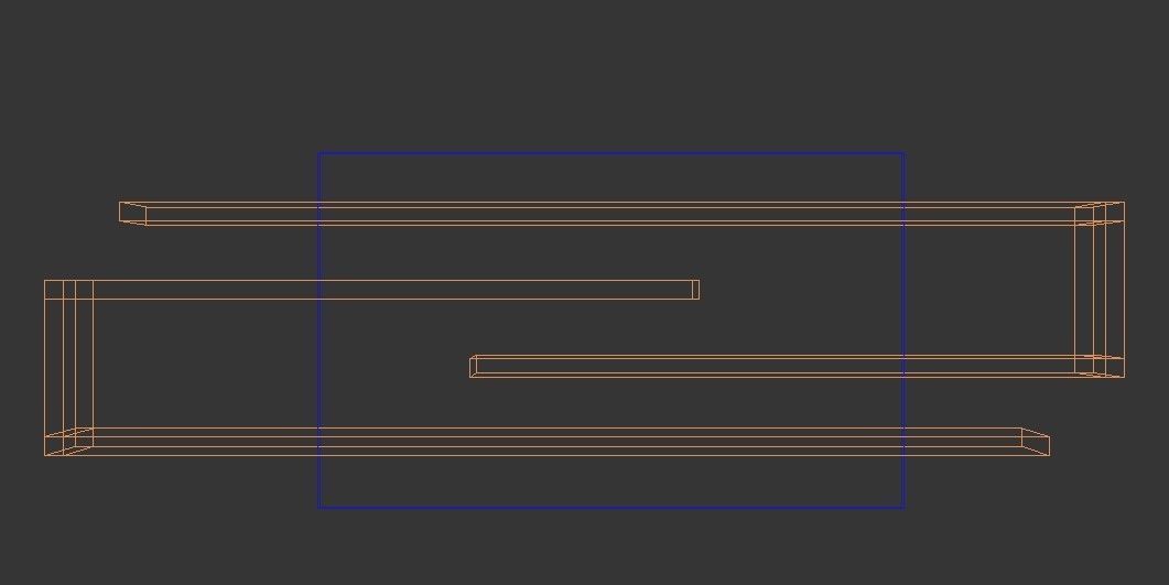 3d model of the shelf Low-poly 3D model_5