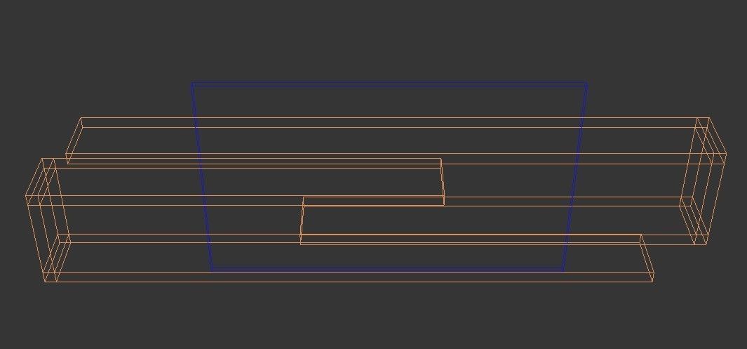 3d model of the shelf Low-poly 3D model_7