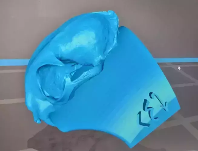Nostroman lion Tart 3D model