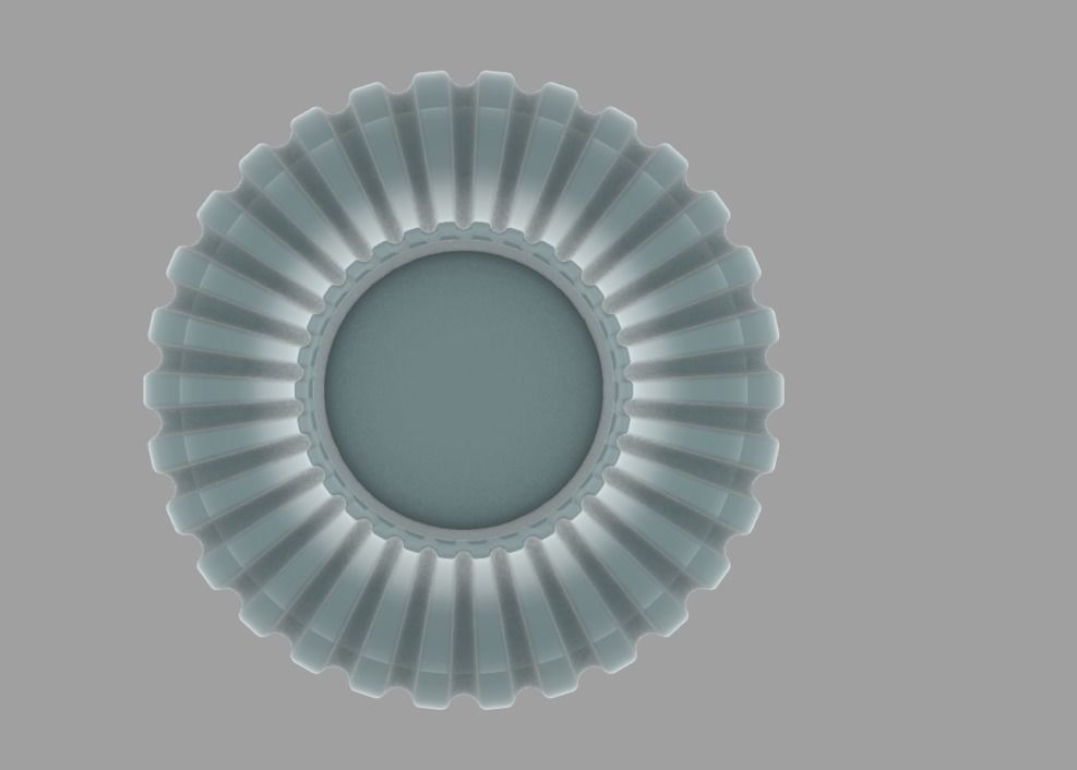 Glass Vase 3D model_4