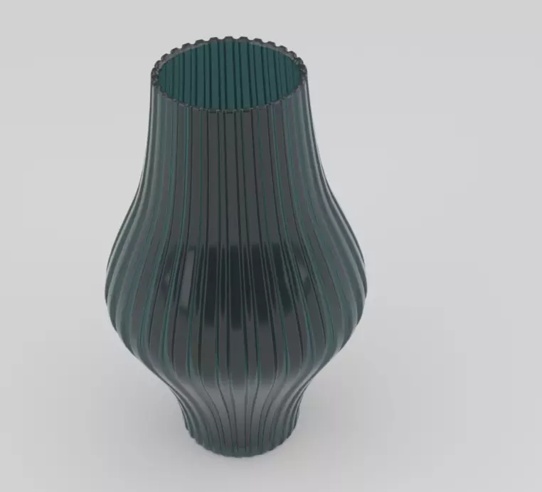 Glass Vase 3D model_0