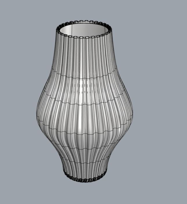 Glass Vase 3D model_3