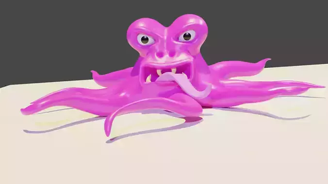 Kraken octopus on table