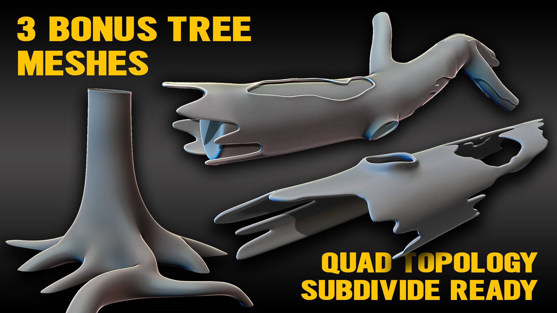Ultra HQ Tree Bark Sculpt Zbrush brushes and Alphas Vol1 3D model_43