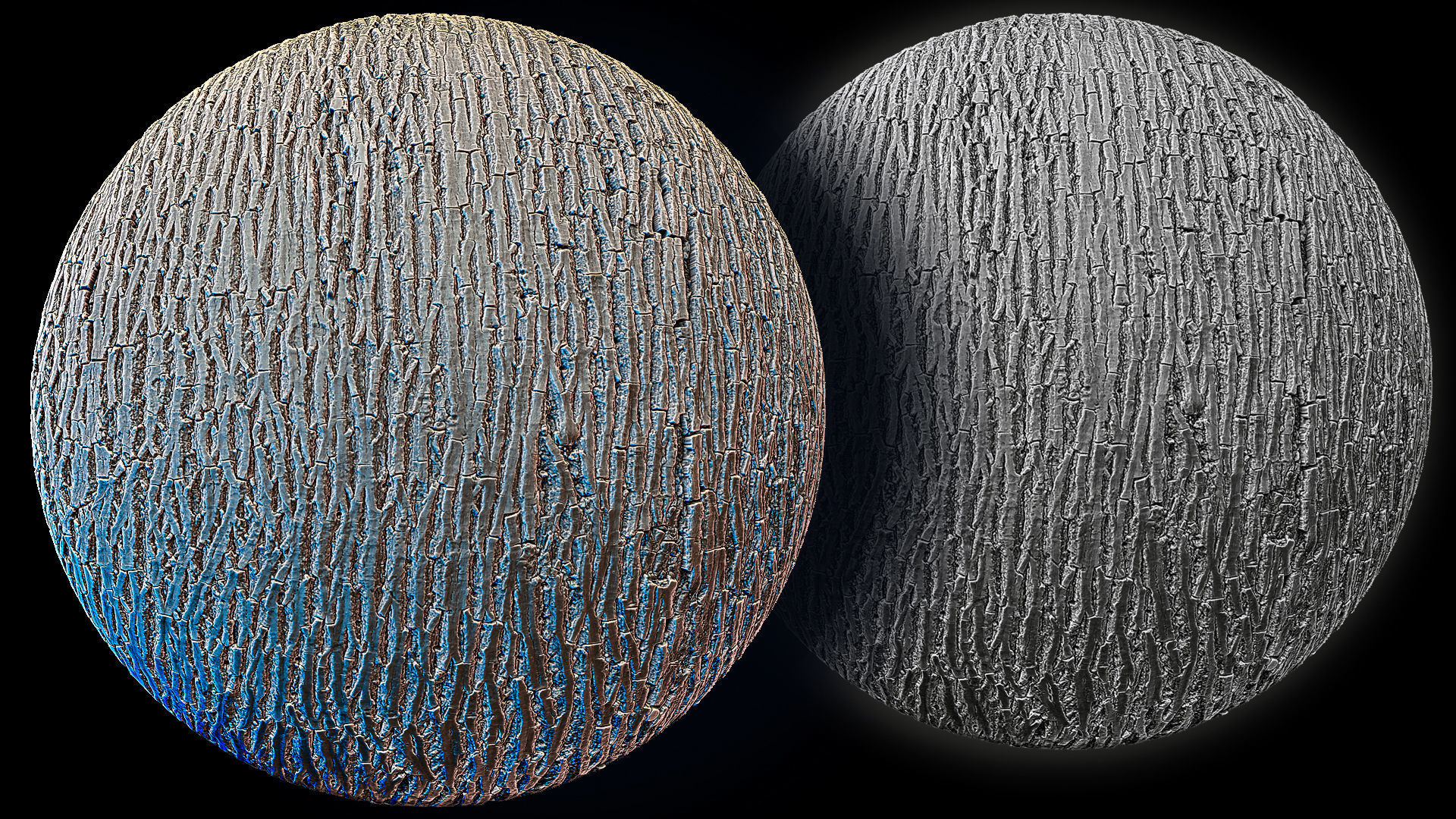 Ultra HQ Tree Bark Sculpt Zbrush brushes and Alphas Vol1 3D model_42