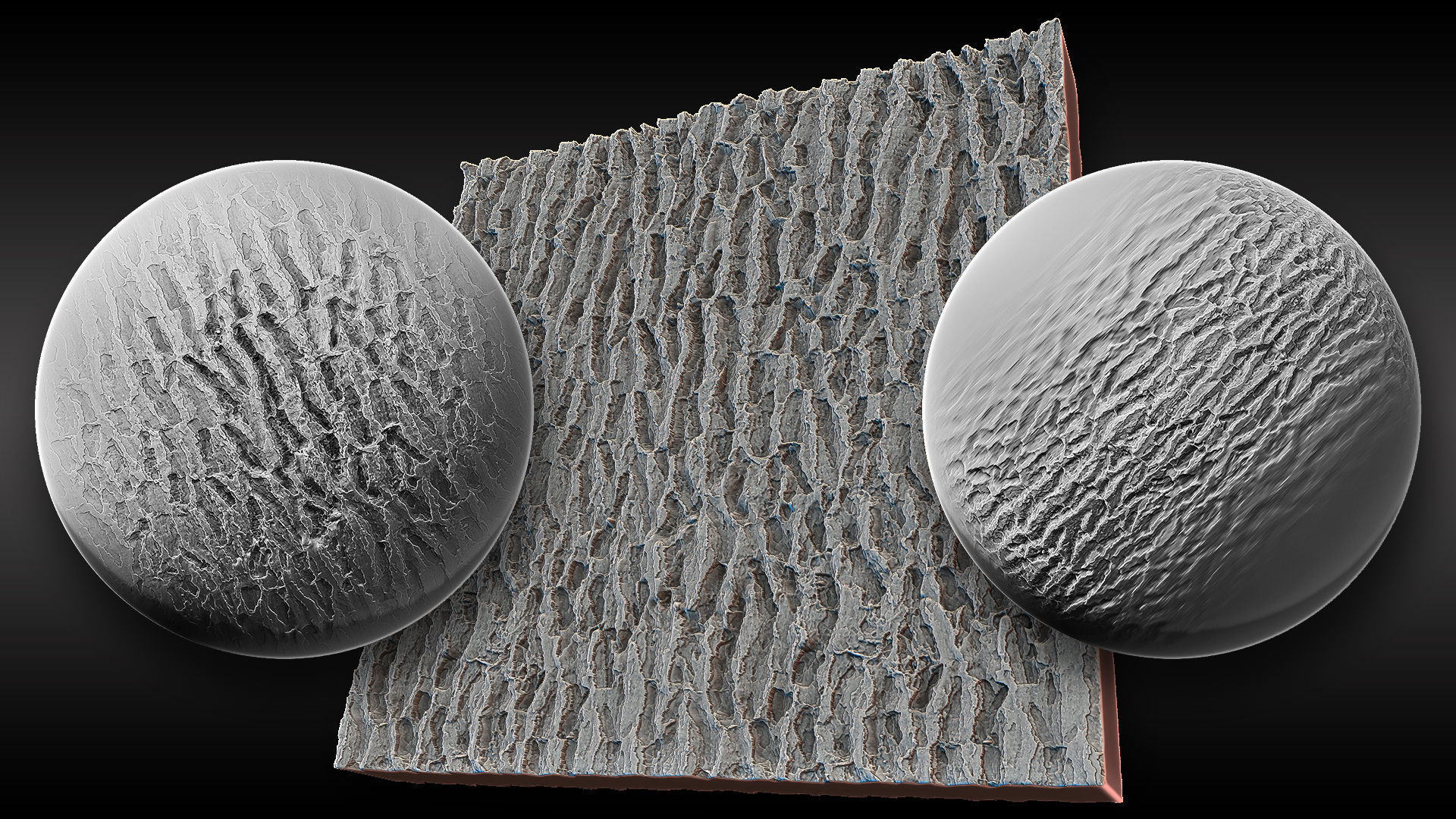 Ultra HQ Tree Bark Sculpt Zbrush brushes and Alphas Vol1 3D model_34